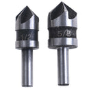 2pcs Countersink Drill Bit 82 Degree Point Angle Chamfer Countersinking Cutte â„–[