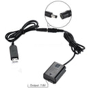 Andoer NP-FW50 Dummy Battery Adapter USB Port Plug DC Power Bank for SONY A7 A7R