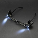 Flexible Book Reading Lights Mini LED Eyeglasses Clip on Work Repair Kit;, Q1Y6
