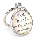 Best Friend Keychains Friendship Jewelry  Pendant Key Rings Fad CABIES