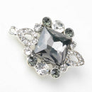 5 Pieces Alloy Crystal Rhinestone Pendants Charms Jewelry Making Accessories