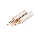 2pc Headphone Converter Plug 2.5mm Male to 3.5 mm Female audio Stereo Adapter FT