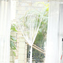 Door Curtain Heart Fringe Tassel String Curtain Window Room Divider White 2x1 M
