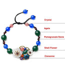 Ethnic Style Hand-Woven Bracelet Fresh Literary Agate Beaded Bracelets Shel