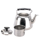 1L Stainless Steel Whistling Tea Kettle Pot Infuser Kitchen Restaurant Use