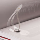 Clear LED Ring Light Clip on Bed Desk Table Lamp Reading Bookmark NightLight