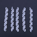 5pcs Bike Brake Cable Protector Anti-friction Bike Line Wrap(Transparent)