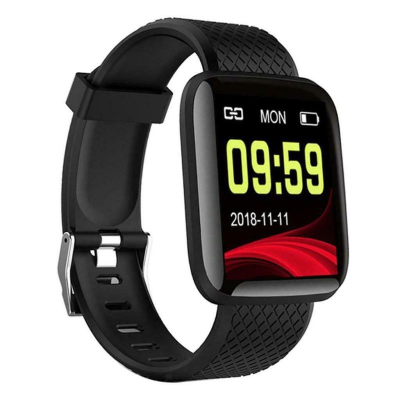 Bluetooth Smartwatch Fitness Tracker With Pedometer And Heart Rate Monitor Smart