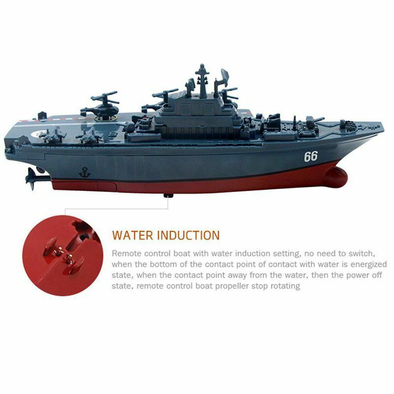 RC Boat 2.4GHz Remote Control Ship Aircraft Carrier Warship Battleship Crui Z1S7