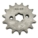 428 15T 17mm Drive Front Counter Sprocket ATV Quad  Dirt Bike
