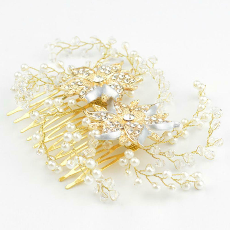 The Bride Of Beautiful Flowers Rhinestone Headwear Apparel Accessories A