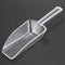 3 piece Pallet Ice scraper shape plastic scoop - Transparent