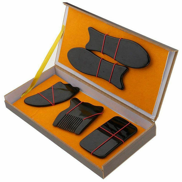 5pcs Full Body Massage Gua Sha Tools for Scratching Relaxing Release Neck S V7L5