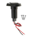 Marine Boat Nylon Cap 2 Pin Stern Light Plug-in Pole Base Round Waterproof