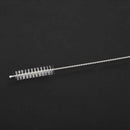 Pink Plastic Handle Stainless Steel Twisted Bottle Straw Brush Cleaner