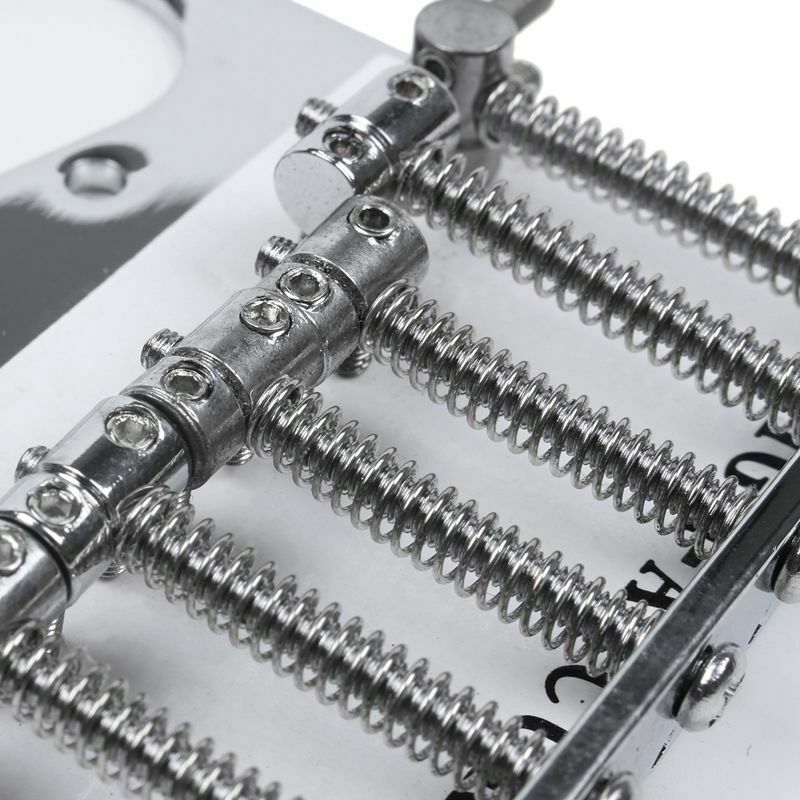 Tele Style Single Coil Guitar Bridge with 6 Barrel Saddles for Telecaster S