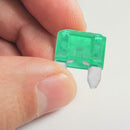 100pcs Mini Car Fuses 3A 5A 7.5A 10A 15A 20A 25A 30A 35A 40A with Box+Clip