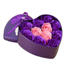11Pcs/Box Artificial Flowers Rose Soap Flower Heart Shape Diy Wedding Decor N5X1