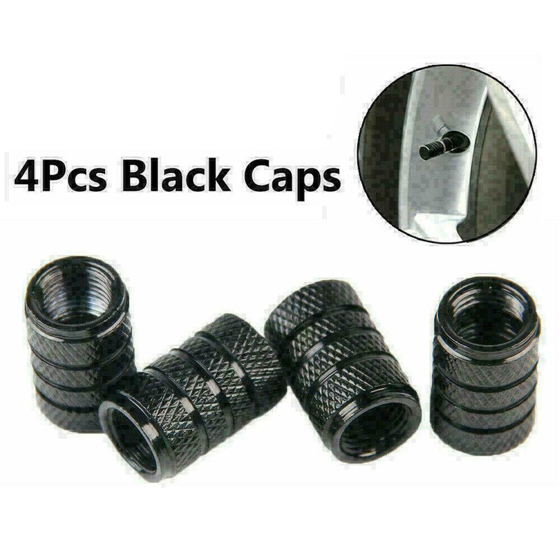 4Pcs * Car Aluminium Wheel Tire Valve Caps Air Dust Screw Cover Accessories O3H2