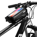 Bicycle Frame Front Top Tube Waterproof Bike Bag Touch Screen Saddle Case