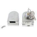 Stainless Steel Glass Door Lock Contemporary Door Lock With Keys