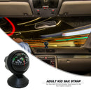 Car Compass Auto Dashboard Mini Compass Ball for Outdoor Camping Hiking
