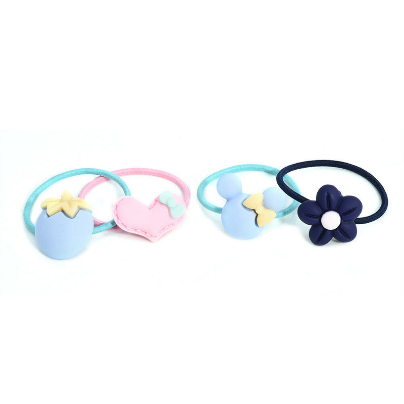 10x Kids Baby Hair Accessories Girls Elastic Hair Band Ties Rope Ponytail Holder