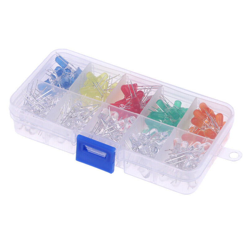 5mm LED Lights Emitting Diodes Assortment Set Kit for  400-Pack