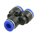 6 mm to 6 mm Y Shaped Push In connectors compressed air fittings