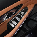 Carbon Fiber Interior Window Switch Panel Cover Trim for BMW 3 Series G20 G