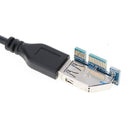 PCI E Power Supply Cable PCI E  1X To 1X Extension 0.3 M Cable NEW