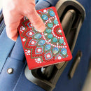 DIY Special Shaped Diamond Painting Leather Passport Protection Cover Gift