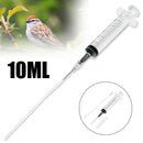 10ml Baby Bird Budgie Pet Hand Rearing Feeding Syringe Crop Tube dosing