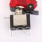 2 Pieces 12V 20A Car SPST Toggle Rocker Switch Control With Green & Red LED