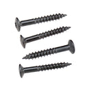 40 Pieces Electric Guitar Humbucker Pickup Ring Frame Mounting Screws Black