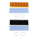 2 Pack PCIe M.2 SSD 2280 Heatsinks Cooler DIY Laptop PC Memory Cooling Fin +