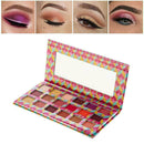 18 Colors Shimmer Matte Eyeshadow Palette Powder Eyeshadow Kit Makeup Set P S4P1