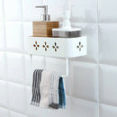 Bathroom Wall Hanging Storage Rack Multi-Function Suction Cup Bathroom Shel O6S3