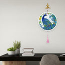Peacock Mural Pink Tassels Special Shape DIY Diamond Painting Home Decor