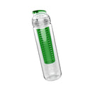 24oz Sport Gym Mug Fruit Infuser Water Drinking Bottle With Spout,Green