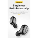 L13 Bluetooth Wireless Earbud w/Charging Case Waterproof TWS Headphone Black