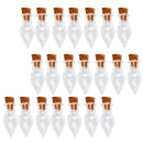 20pcs  Empty Glass Bottle Jar Vials Perfume Cork Charm DIY Pendant Craft