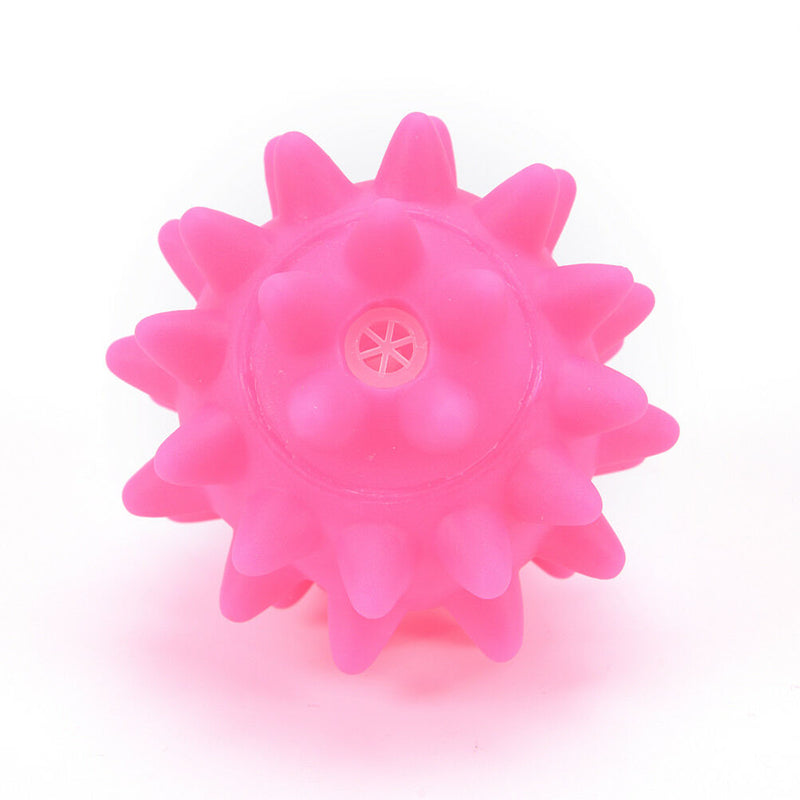 1pc vinyl pet dog squeaker squeaky sound ball toys pet supplies 6.5cm randomly Z