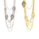 Bohemian Leaves Multi-layer Long Necklace Pendant Chain Fashion Jewelry Kw