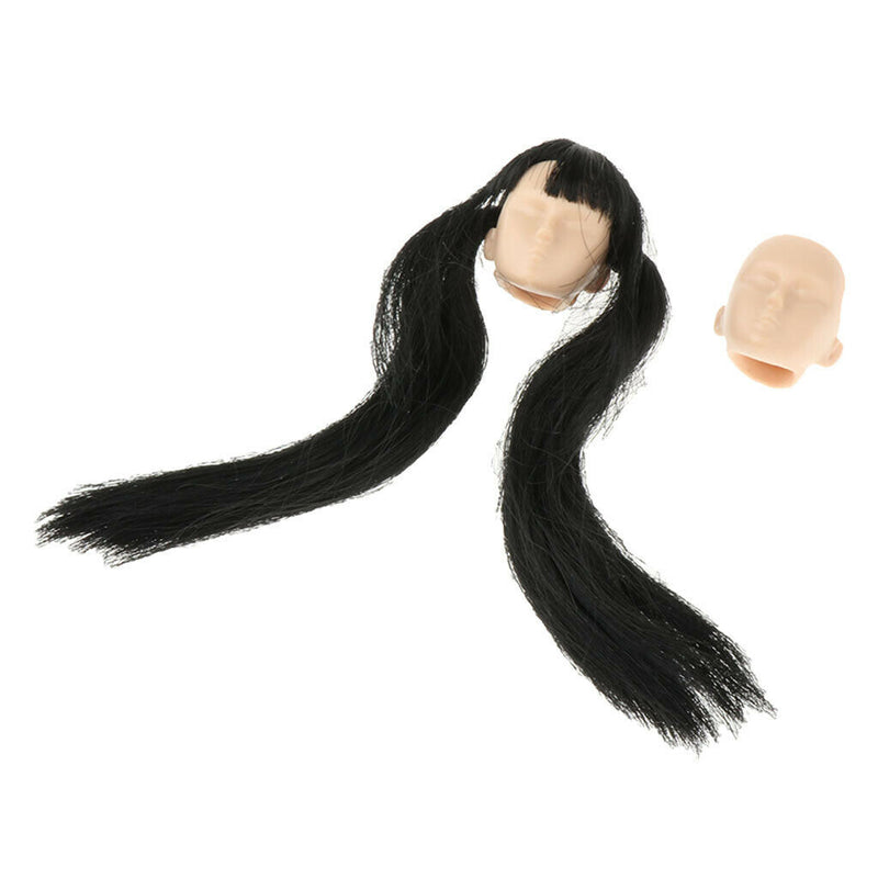 1/6 Makeup Headband w/ Hair for   Female 12inch Figures Accessories