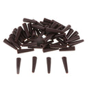 50 Pieces Carp Fishing Tail Rubber Tubes Cone For Saftey Clips