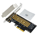 5Pcs PCIE to NGFF/M.2 Adapter M.2 to Desktop PCIE X4 X8 X16 NVM express SSD Pci