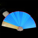 1pc Color Changing Magic Fans Double-sided Magic Fans Magic Props Tricks Pa J5E0