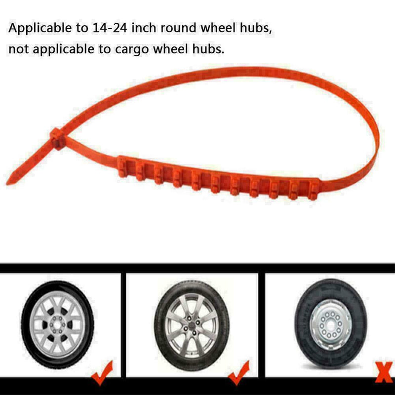 1Pcs Auto Car Snow Wheel Tyre Tire Antiskid Chains J7W5 I9E5 Q6H8 Du Access Z9V9