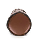 Motorcycle Bag Pouch Saddle Bag PU Leather Luggage Tool Roll Bag Brown X3W6